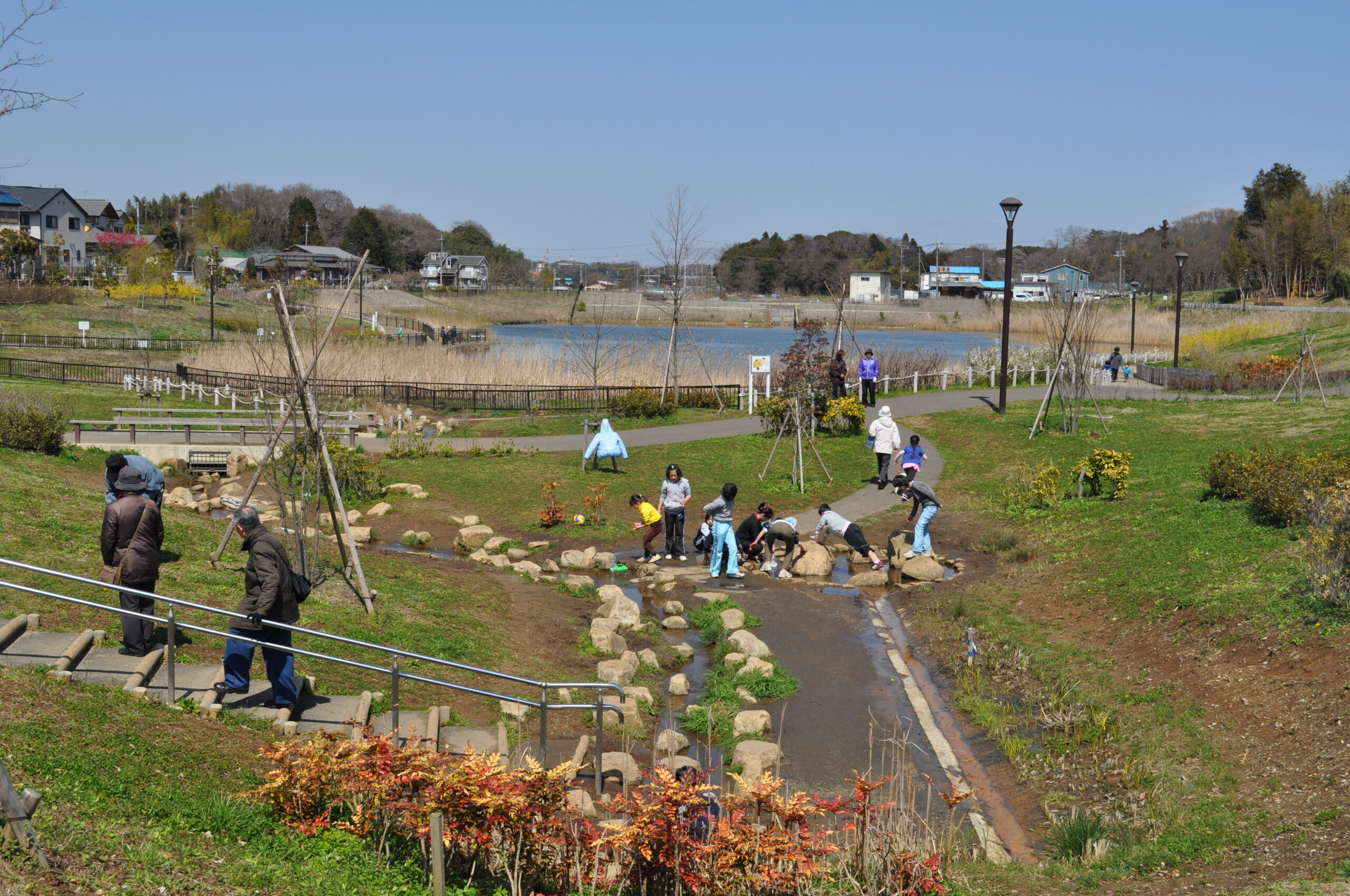 地域の憩いの場「坪井近隣公園」まで徒歩5分
