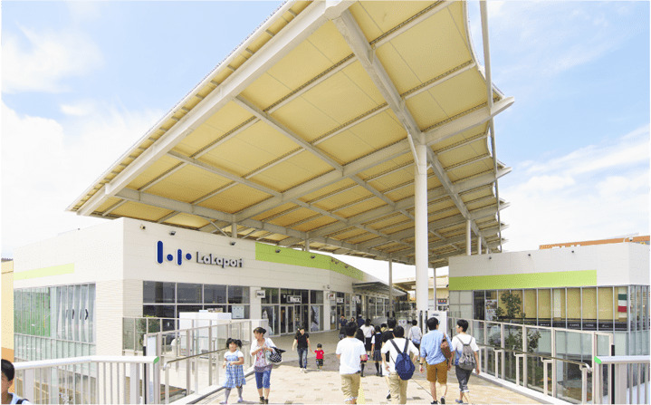 JR武蔵野線「新八柱」駅からIKEAやコストコ、ららぽーとがある新三郷駅まで約12分