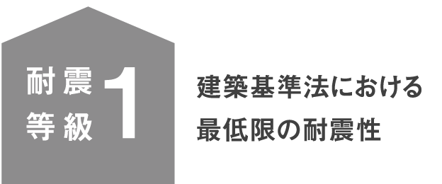 耐震等級1・建築基準法における最低限の耐震性
