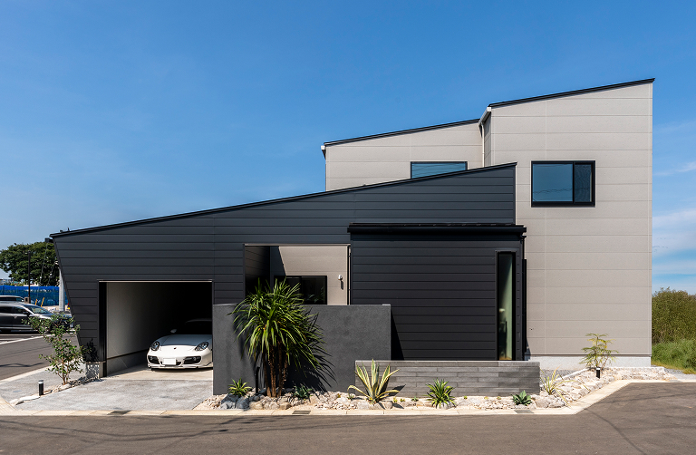 ガレージハウスの施工例