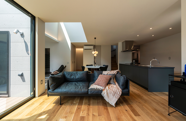 ガレージハウスの施工例