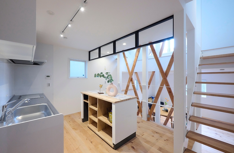 3階建ての施工例