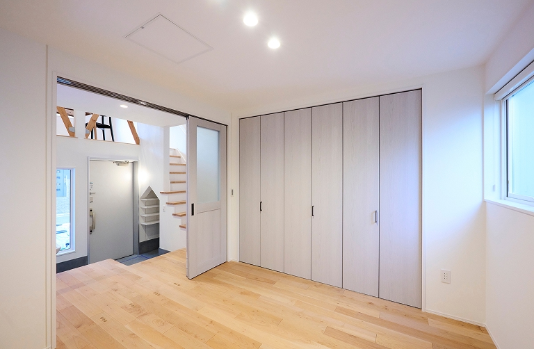 3階建ての施工例