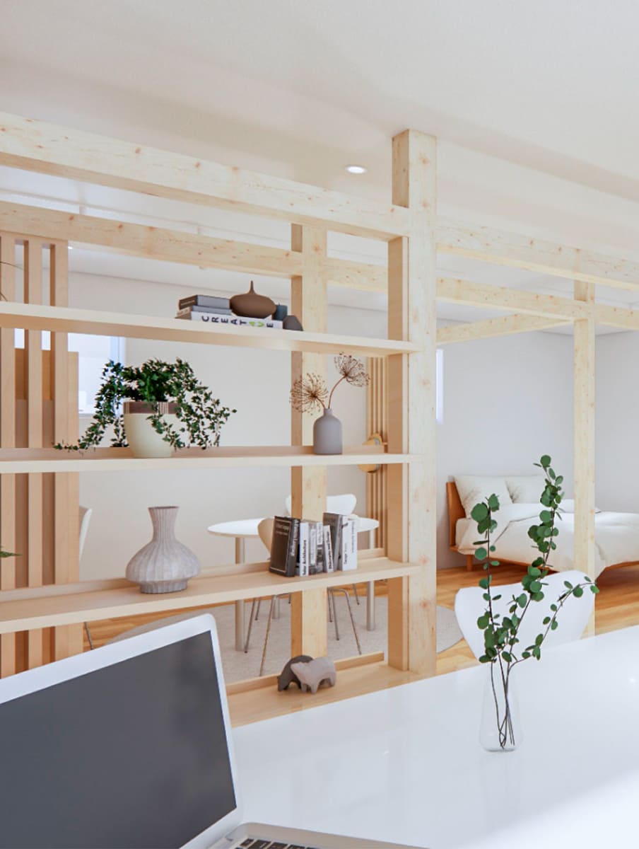 フレキシブルに使えるフリースペース