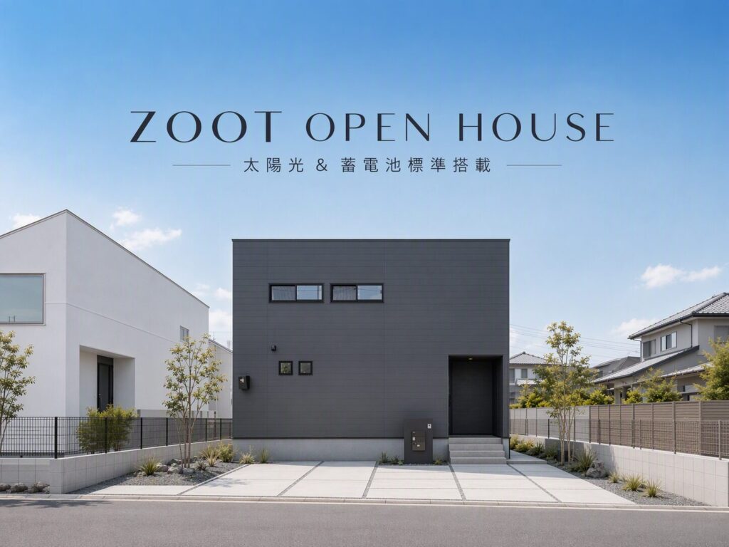 9/20 Sun. 《モデルハウス》ZOOT OPEN HOUSE 開催!